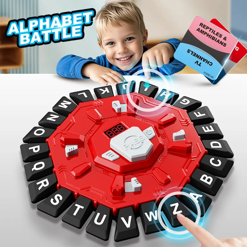 Digital Timer Word Game - Blue
