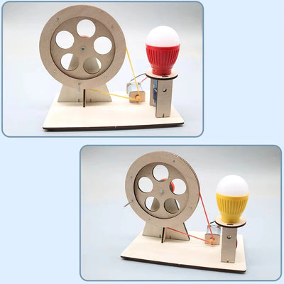 Hand-Crank Generator STEM Kit in use