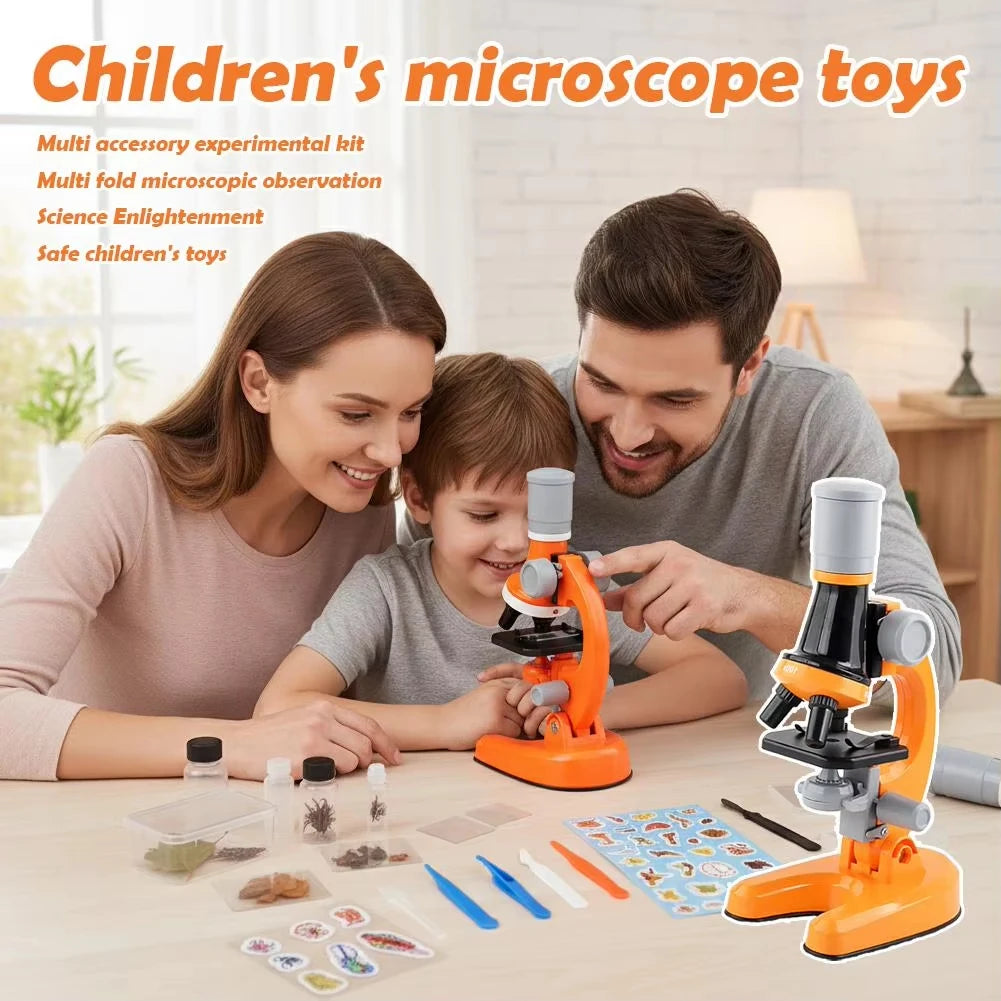 1200x LED Microscope Science Kit - Green