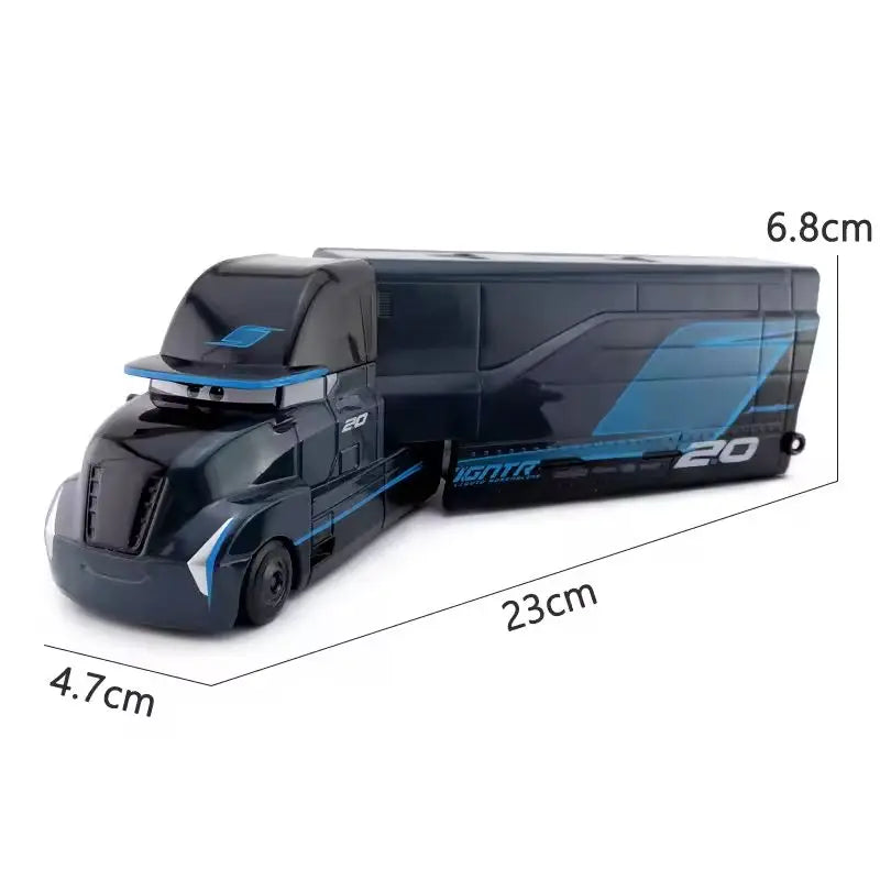 Pixar Cars Truck Toy Hauler Jackson Storm Cruz Ramires Daniel Swervez's Hauler Gale Beaufort Cardrey Wong Alloy Diecast Toy Gift