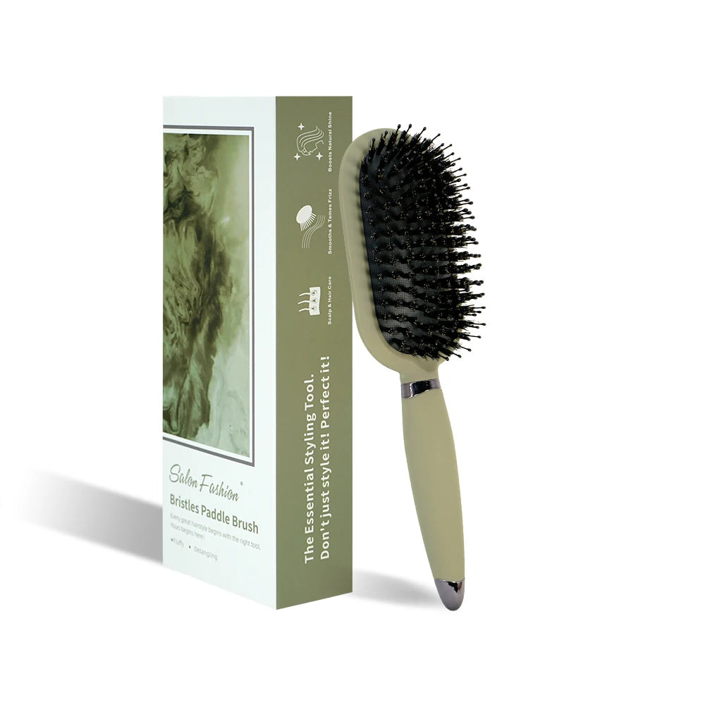 Bristella AirGlow Detangling Brush styling shot