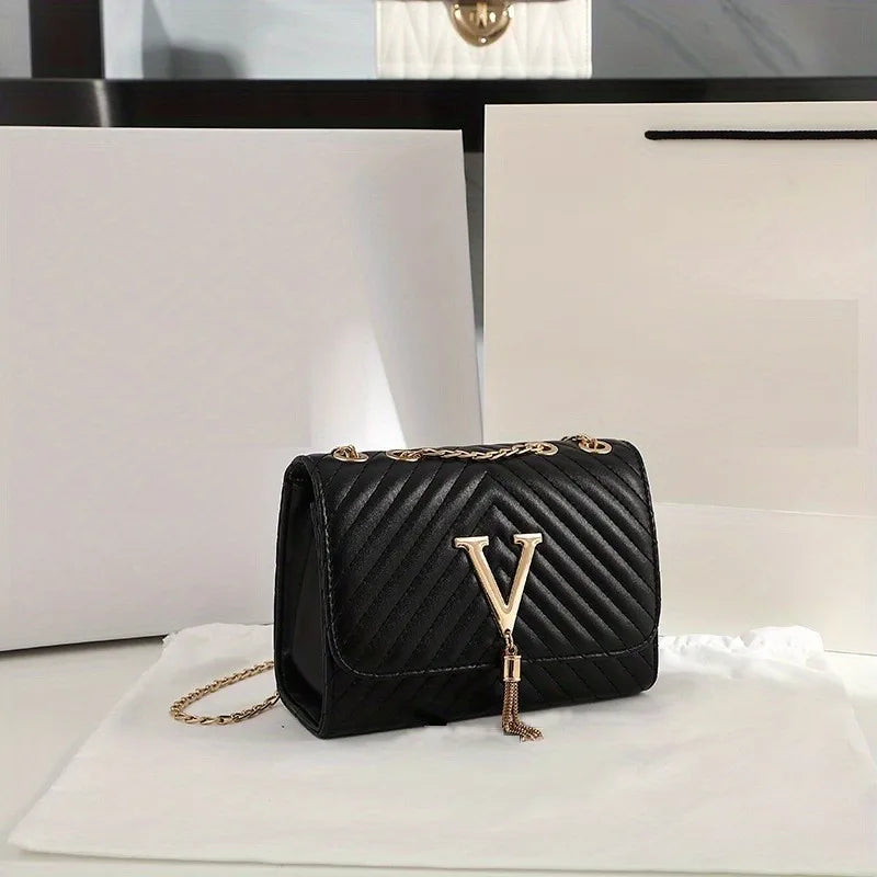 Women's Embroidered Crossbody Bag - White