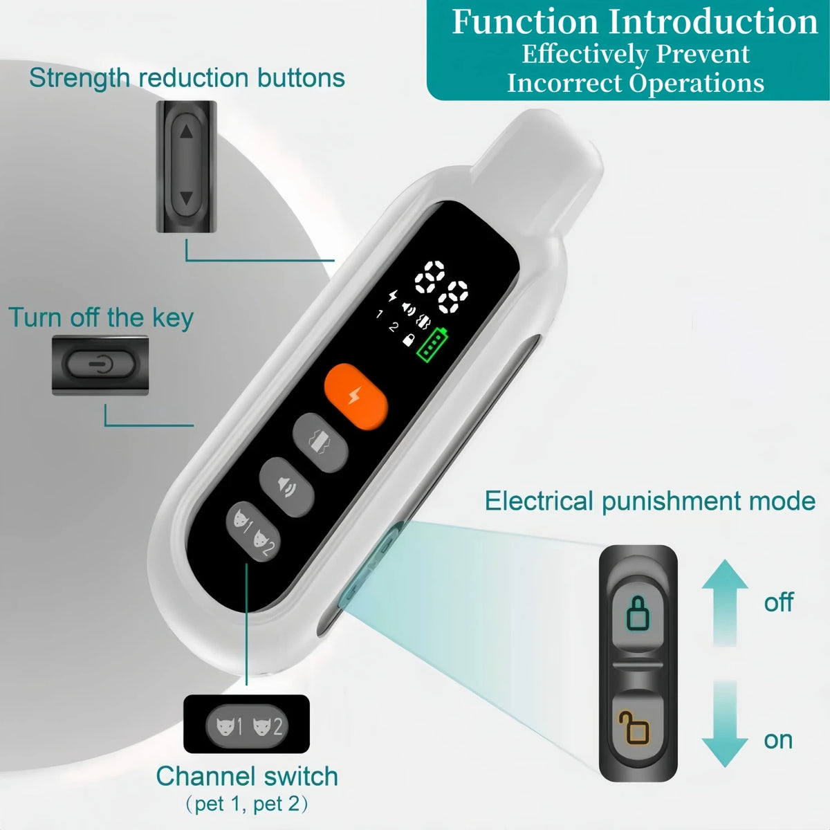 Remote Dog Training Collar in use