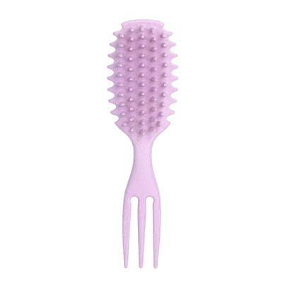 Curlivane FlexComb Curl Brush teeth detail