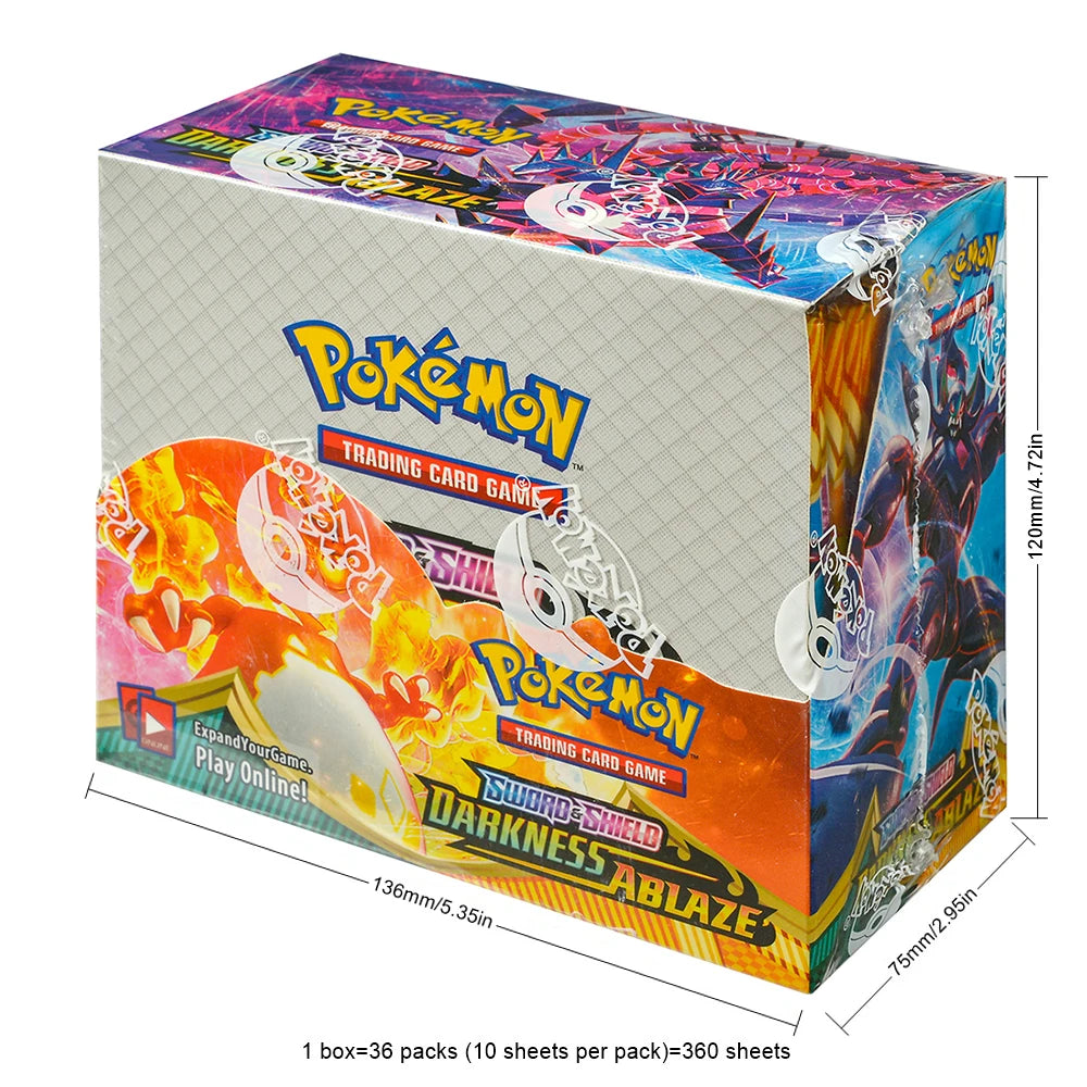 360Pcs English Pokémon TCG: Sword Shield Evolving Skies Booster Box Pokemon trade card 36 Pack Box Ready to ship