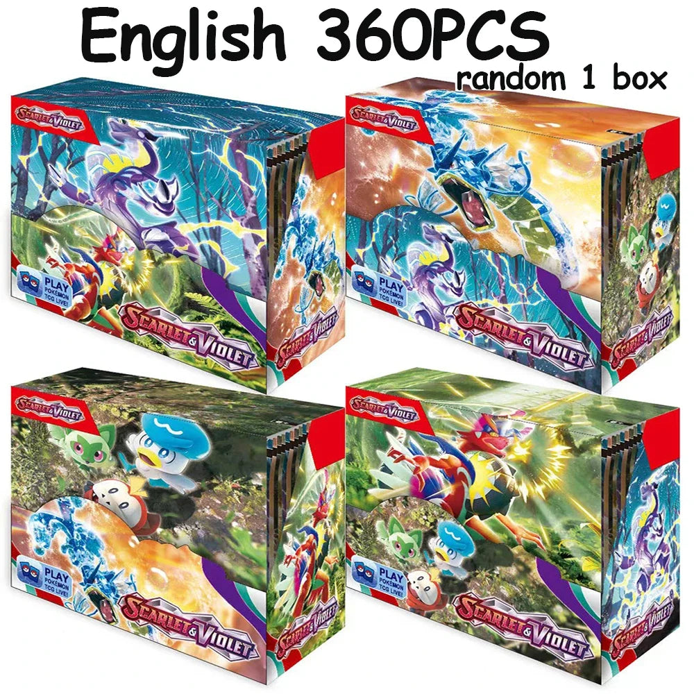 ★Newest 324Pcs Pokemon Cards Sun & Moon XY Evolutions Pokemon Booster Box Collectible Tradiner Card Game toy for children！