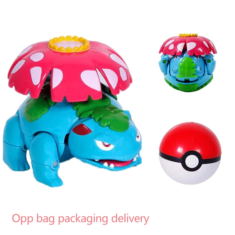 22 Styles Pokemon Action Figure Poke Ball Toy Doll Pikachu Eevee Gyarados Charizard Mew Mewtwo Elf Pocket Monster Pokeball Model