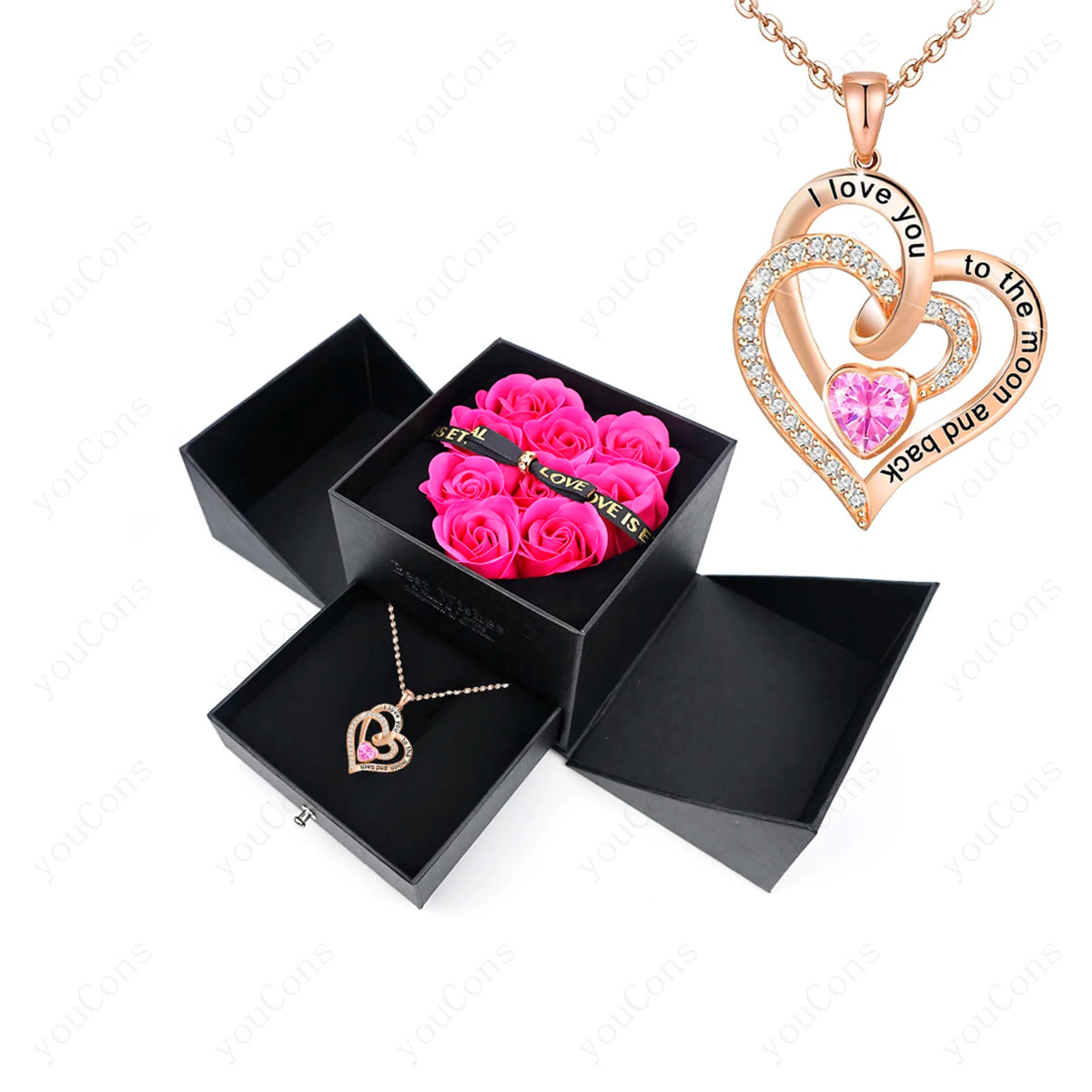 Heart Pendant Necklace lifestyle shot