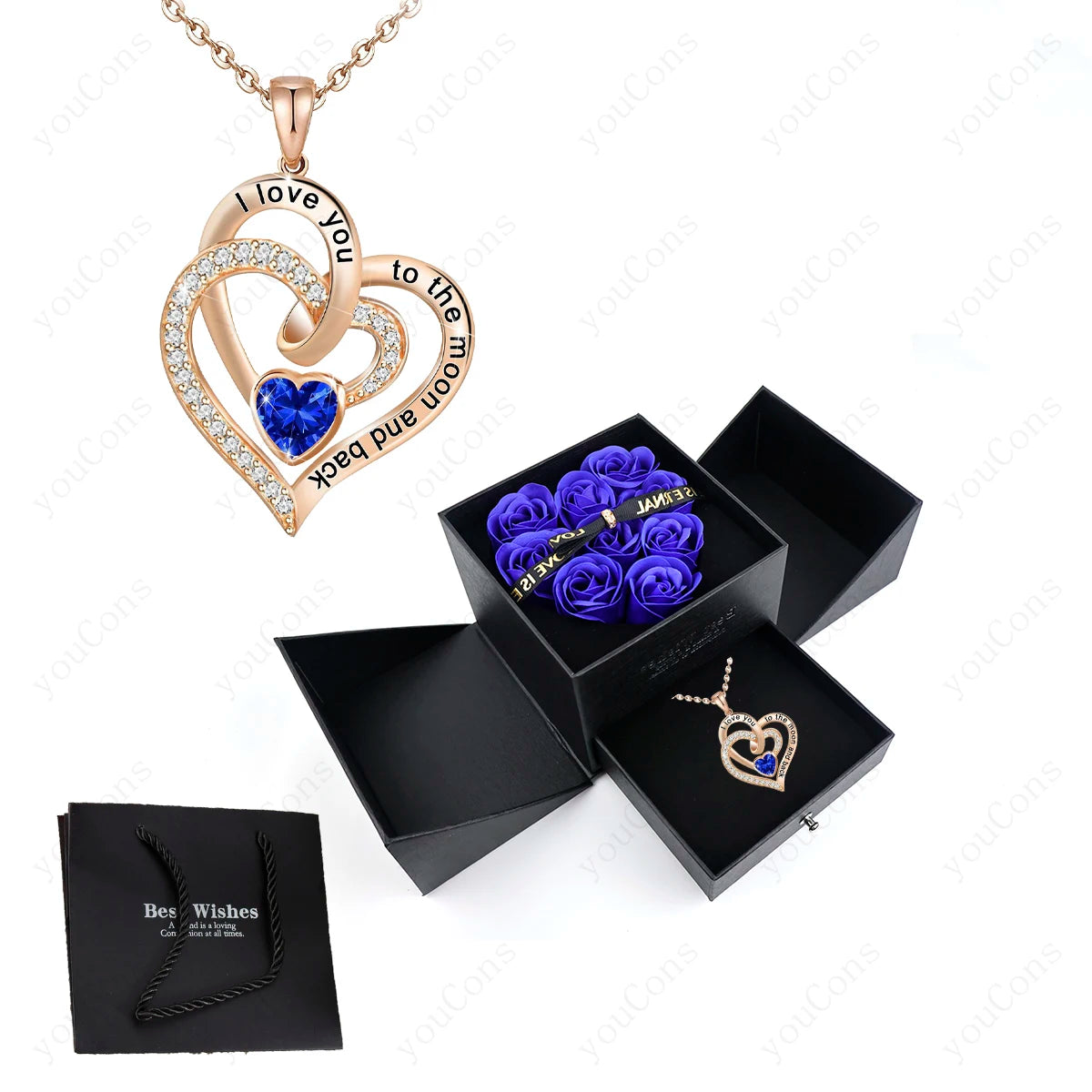 Heart Pendant Necklace - Amelisse Love
