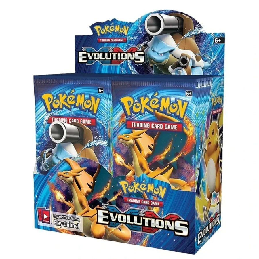 ★Newest 324Pcs Pokemon Cards Sun & Moon XY Evolutions Pokemon Booster Box Collectible Tradiner Card Game toy for children！