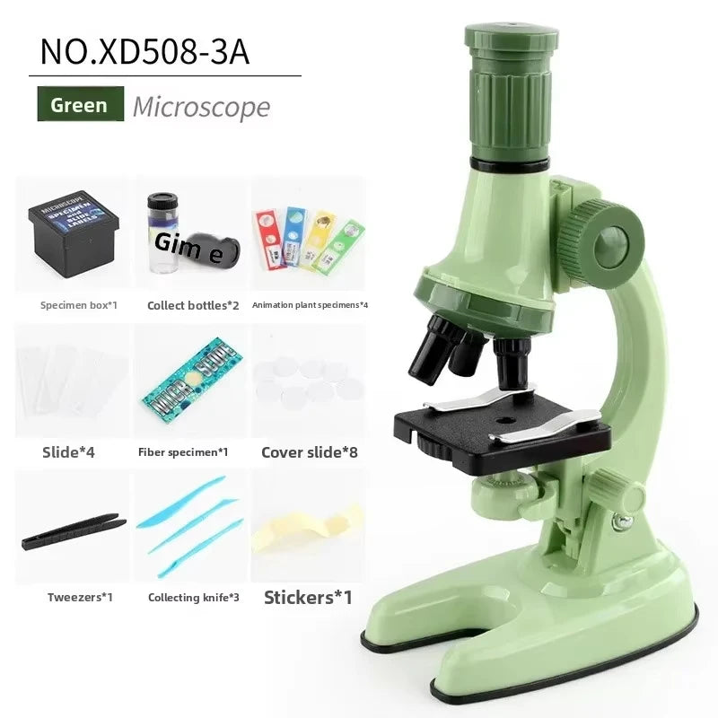 1200x LED Microscope Science Kit close-up
