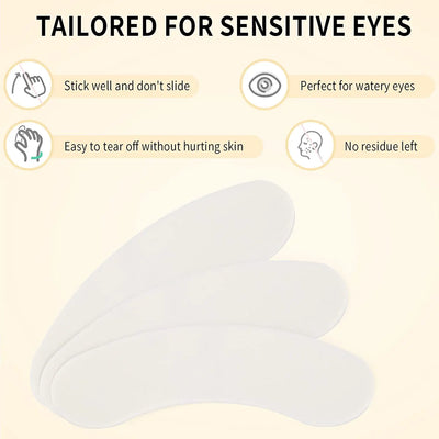 Virelle EyeCloud Lash Pads in use
