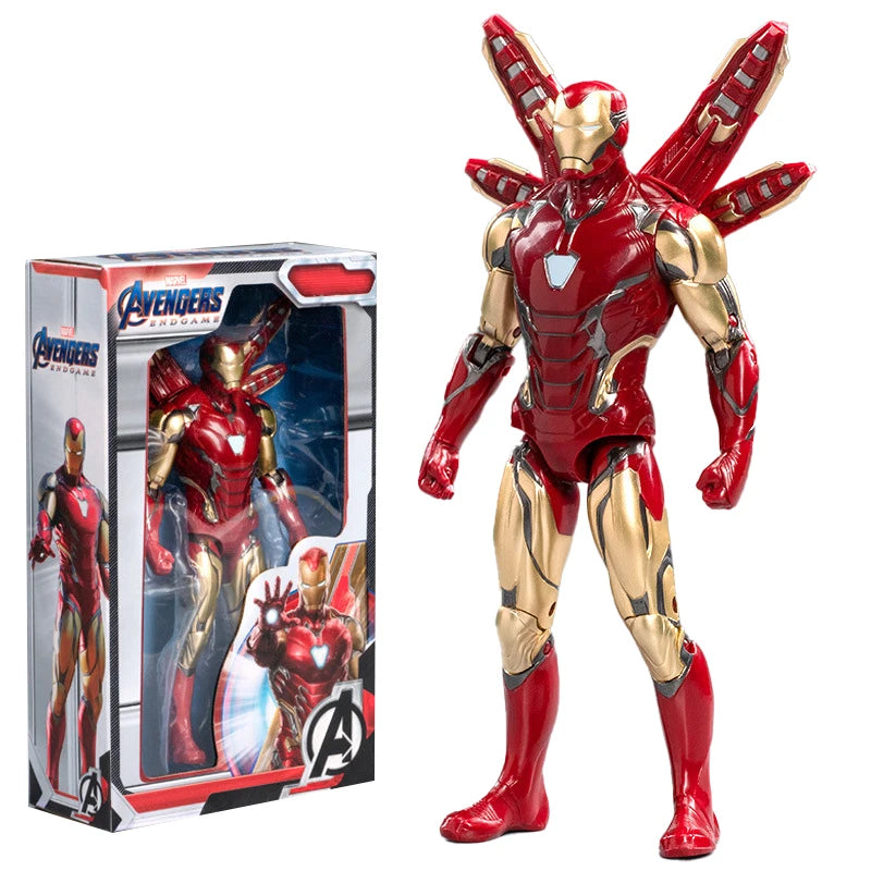Original Avengers Legends Figure Toy Doll Spider Captain Big Miles Morales Thanos Iron Man Ghost Hulk Thor Falcon Ornament