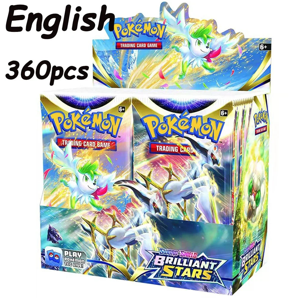 ★Newest 324Pcs Pokemon Cards Sun & Moon XY Evolutions Pokemon Booster Box Collectible Tradiner Card Game toy for children！