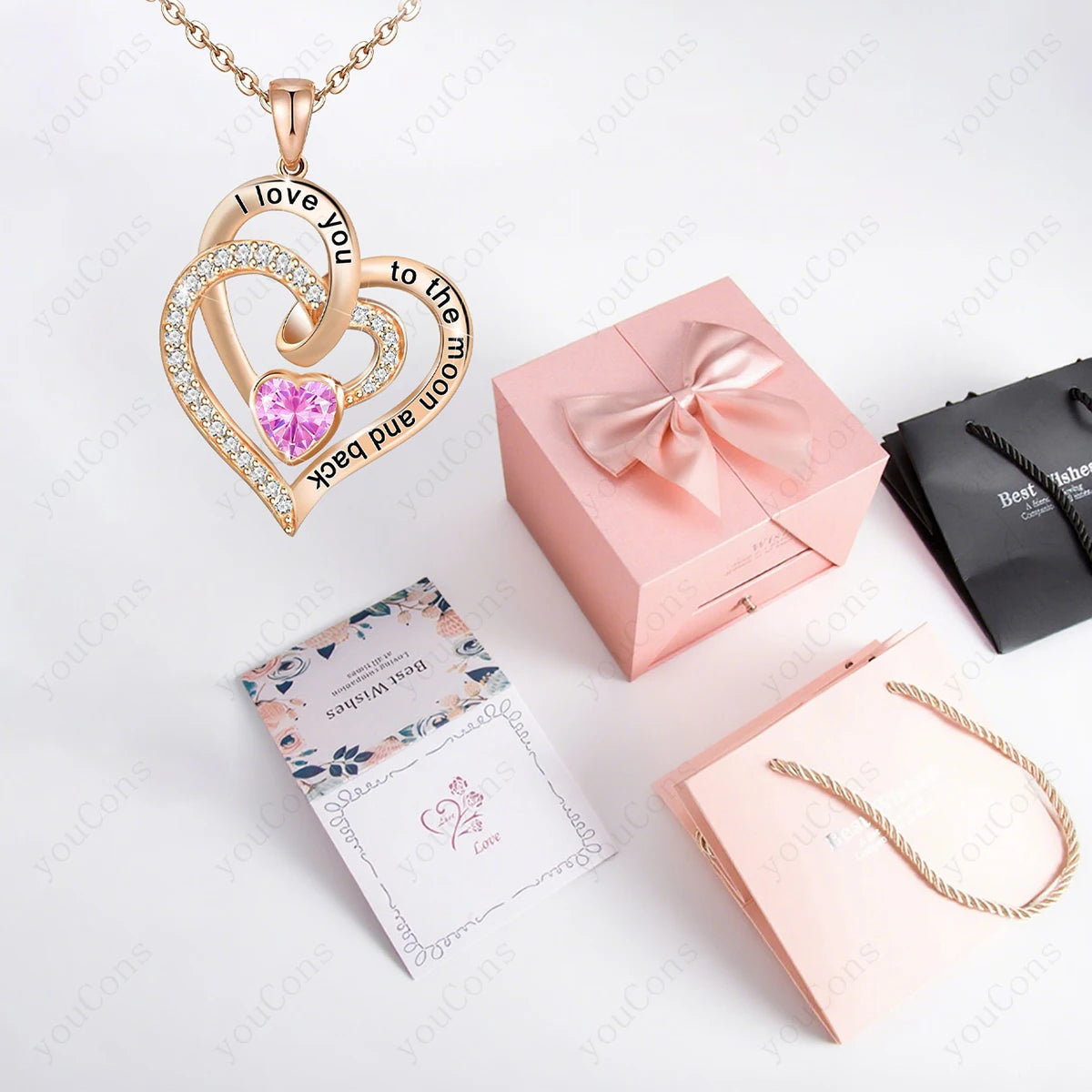 Heart Pendant Necklace final presentation