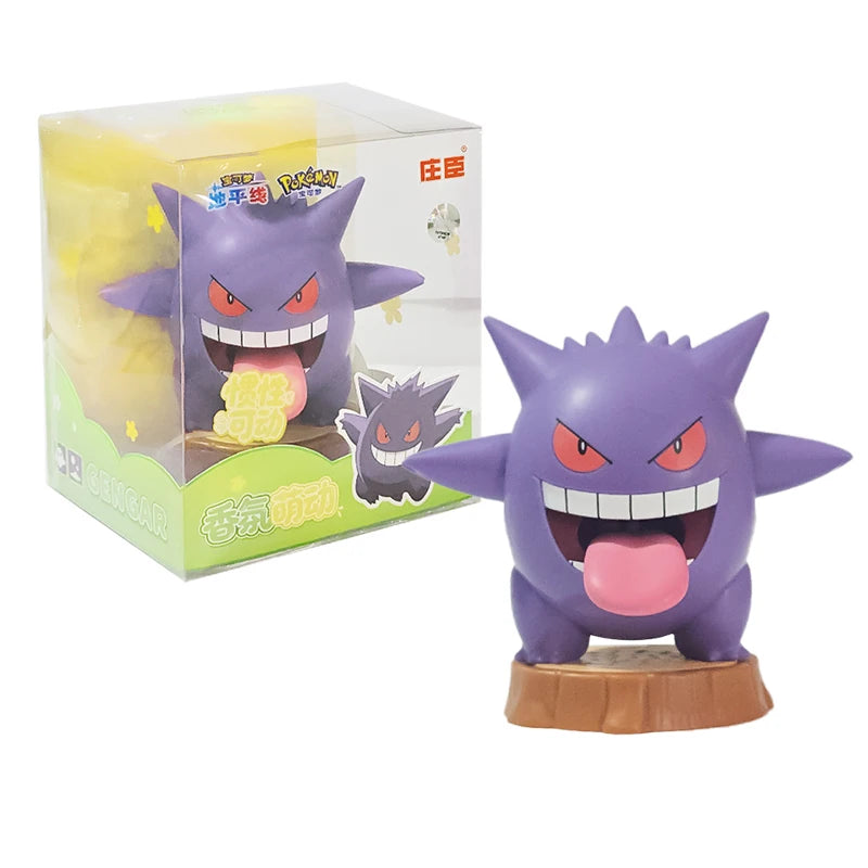 Figurine Pokemon Horizons Figures Cubone Tinkatink Big Pikachu Gengar Action Original Pocket Monster Collect Ornament Statue Toy
