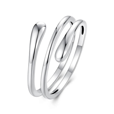 BAMOER Twist Eternity Band