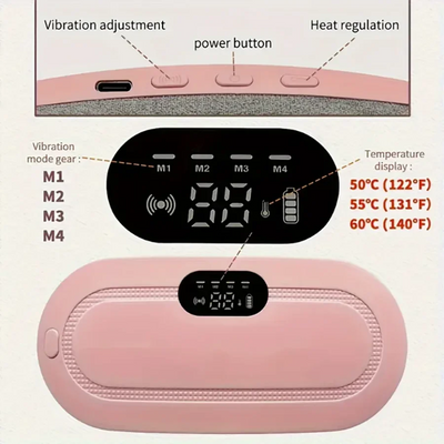 Rechargeable Heating Belt close-up