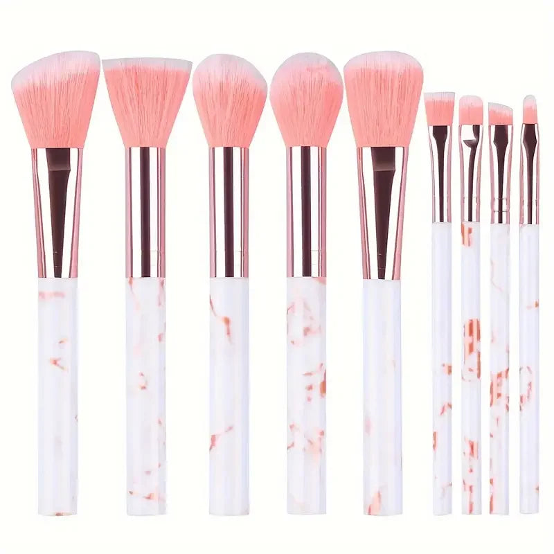 Mirelia AirBlend 10-Piece Brush Set size reference