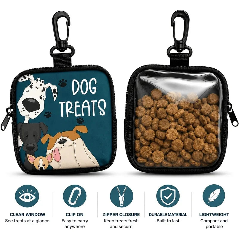 Clip-On Dog Treat Bag full design range