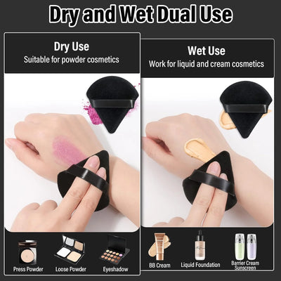 Mirelia AirBlend Makeup Sponge in use
