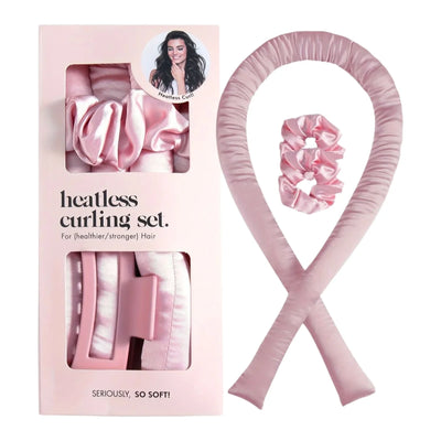 Satin Heatless Curler - Plum Tie-Dye