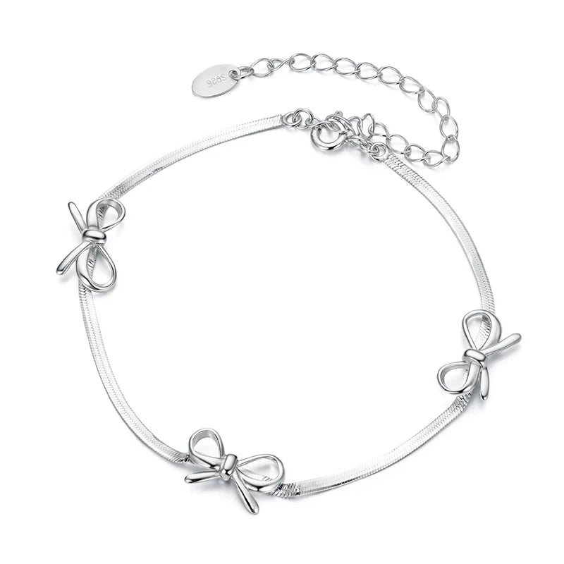 BAMOER Dainty Bow Bracelet
