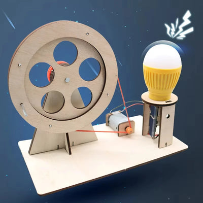 Hand-Crank Generator STEM Kit assembly
