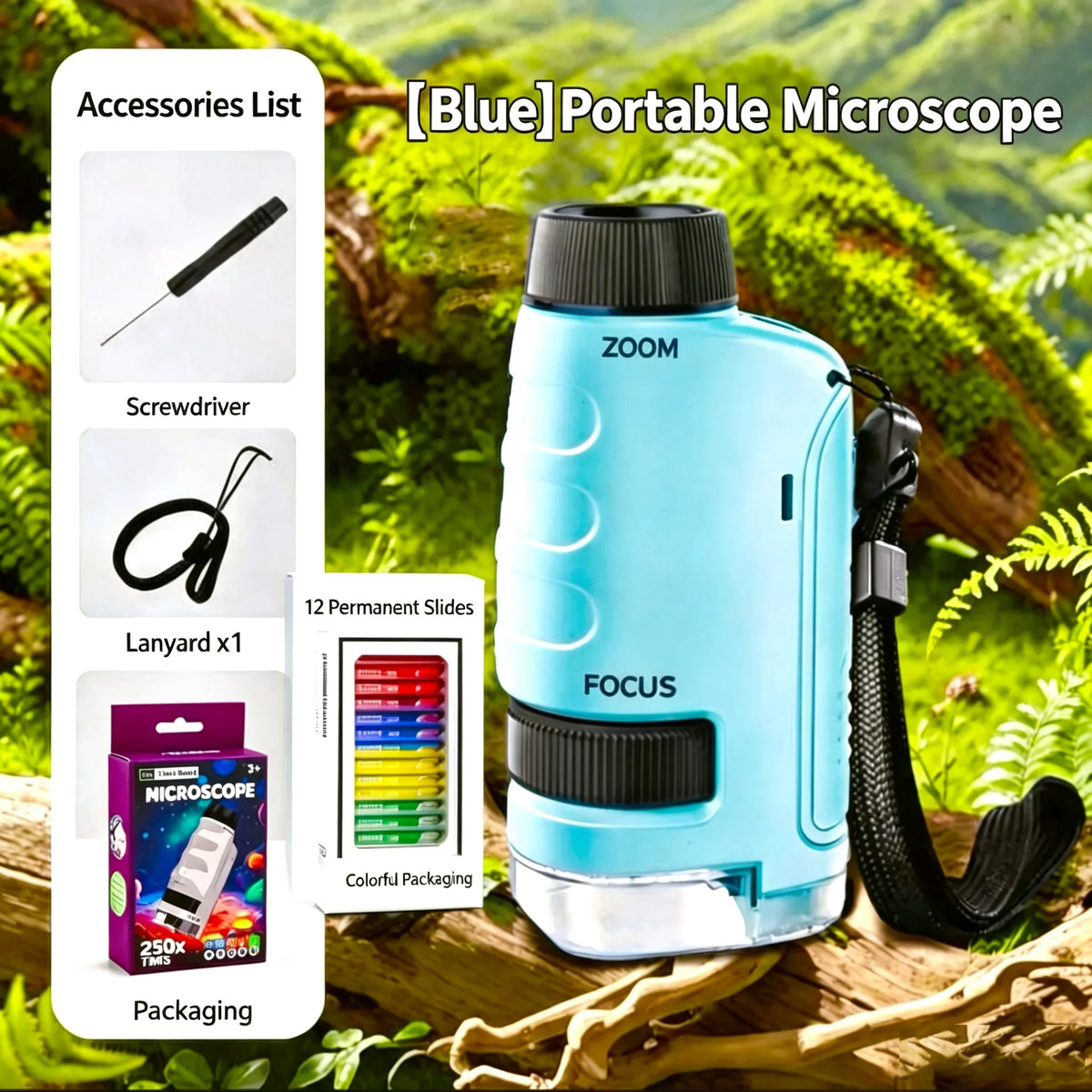 Portable Outdoor Microscope Kit packaging