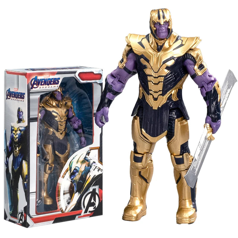 Original Avengers Legends Figure Toy Doll Spider Captain Big Miles Morales Thanos Iron Man Ghost Hulk Thor Falcon Ornament