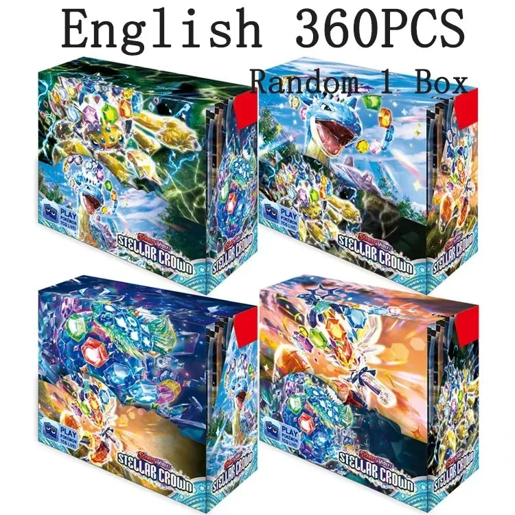★Newest 324Pcs Pokemon Cards Sun & Moon XY Evolutions Pokemon Booster Box Collectible Tradiner Card Game toy for children！