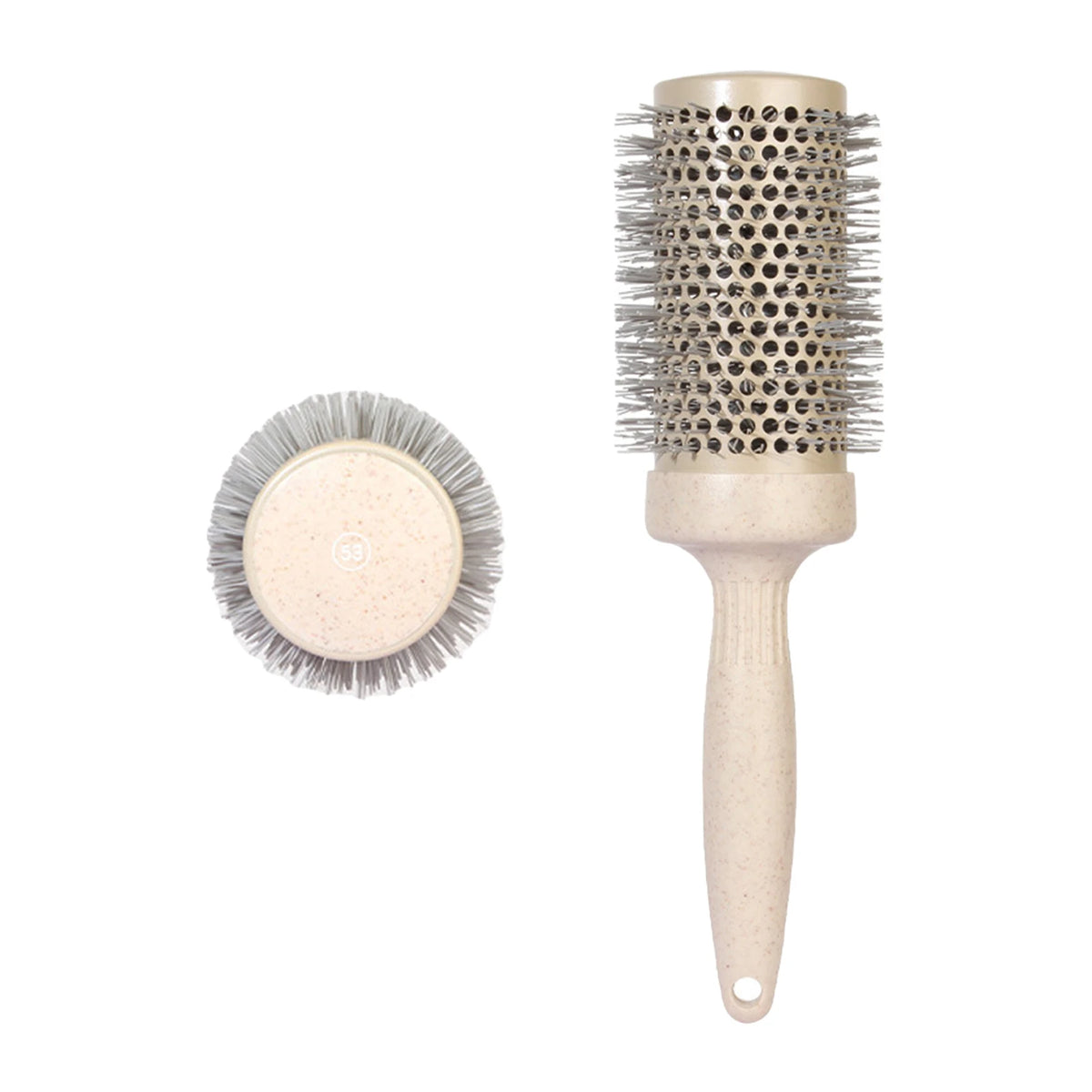 Heat-Resistant Honeycomb Styling Comb before and after