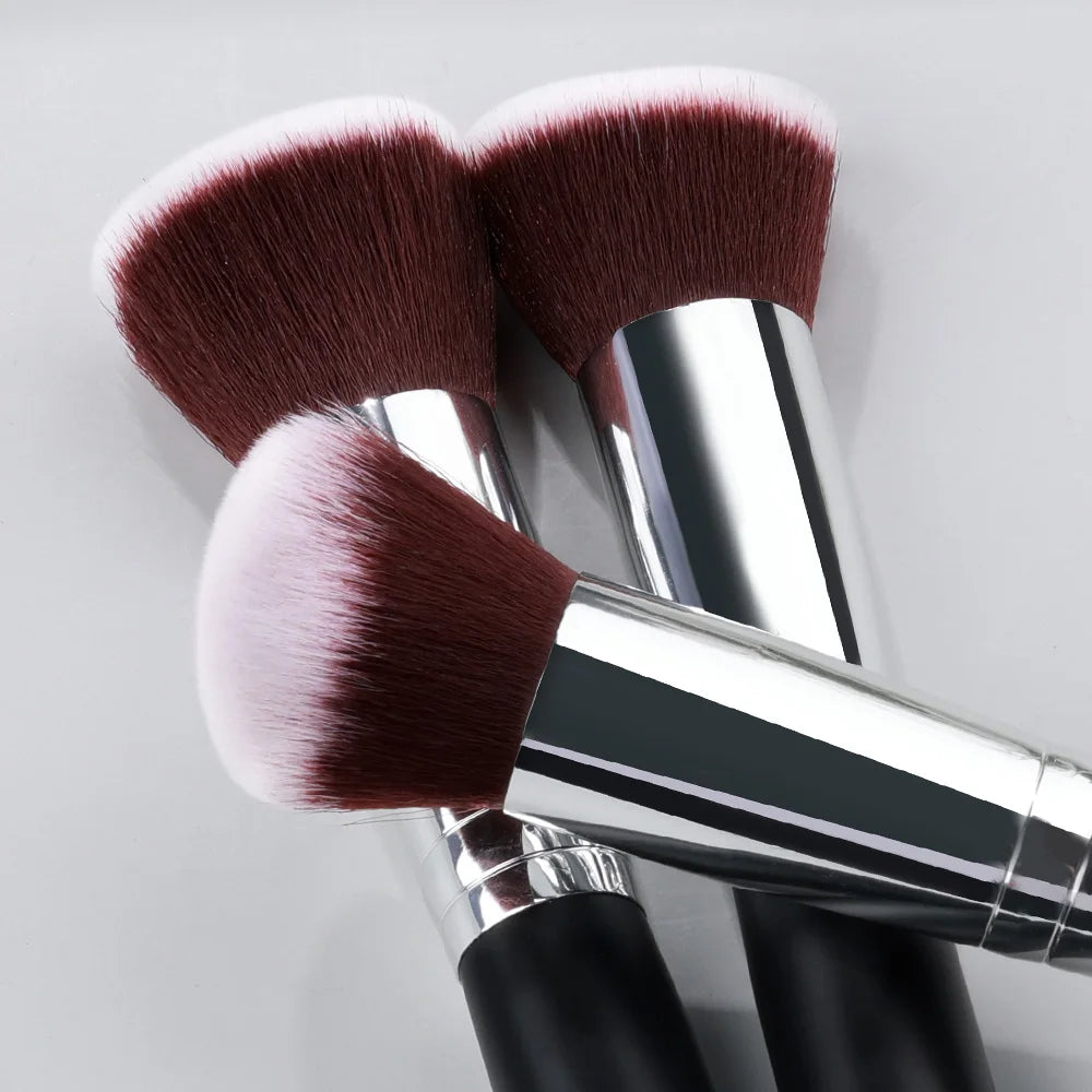 14-Piece Soft Fluffy Contour & Sculpting Brush Set - Pink