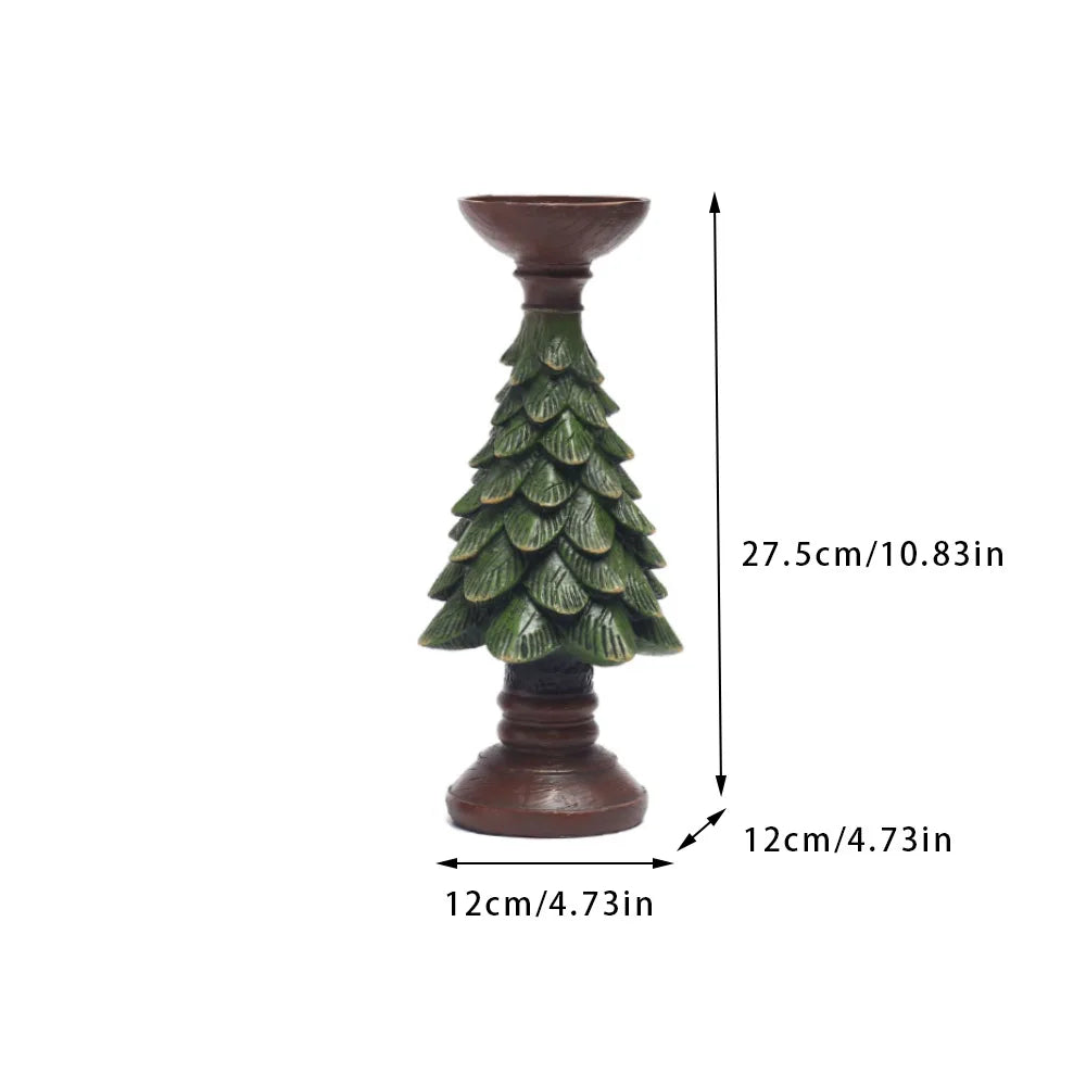Christmas Tree Candle Holder holiday styling