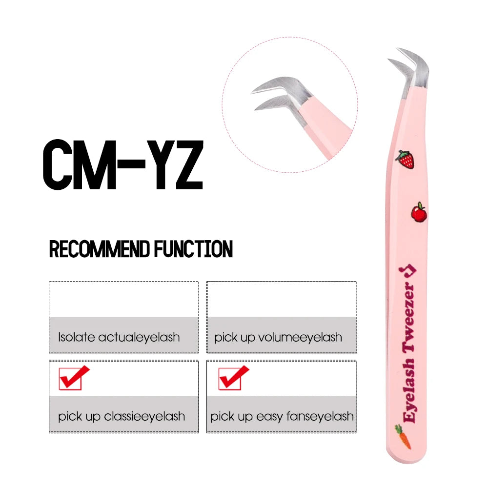Roselle LashGrip Precision Tweezers - Style 3
