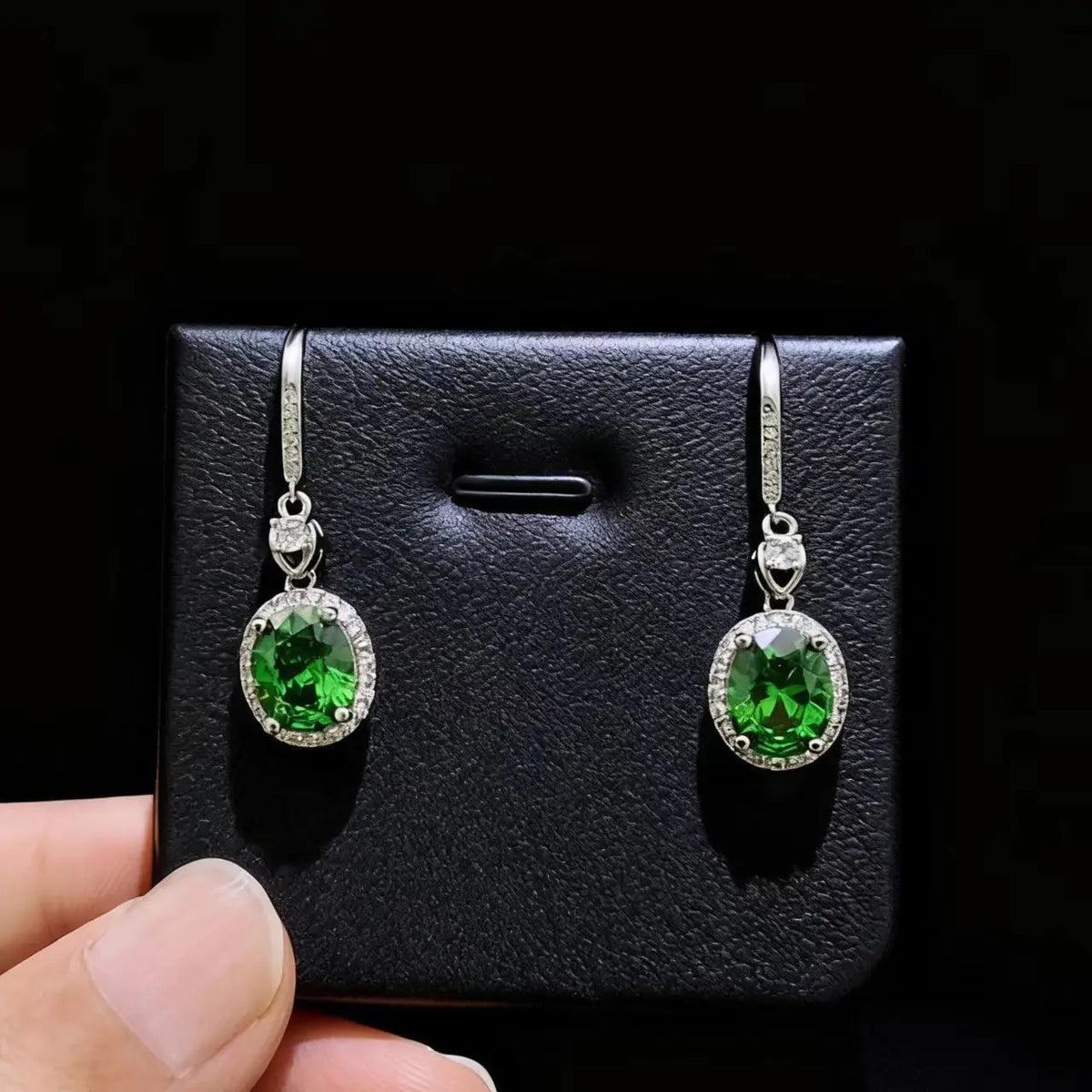 Veloria Gemstone Stud Earrings - Ruby