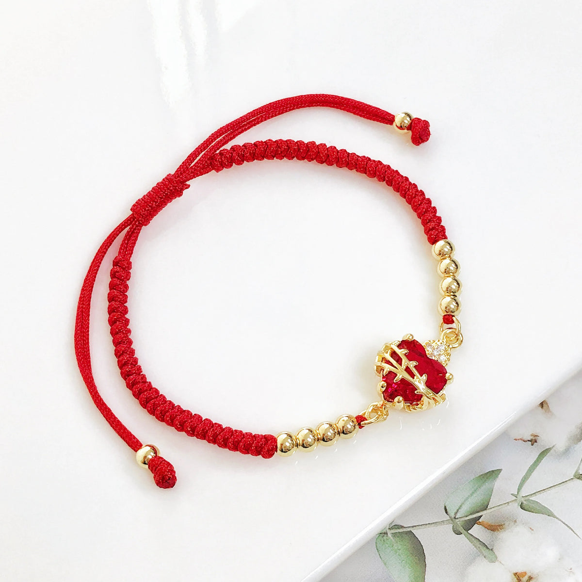 Sacred Heart Cross Bracelet gift presentation