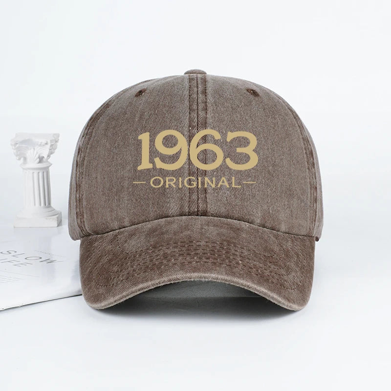 Heritage 1963 Vintage Style Baseball Cap - Khaki