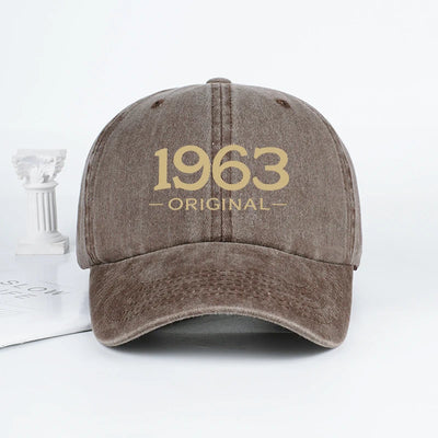 Heritage 1963 Vintage Style Baseball Cap - Khaki