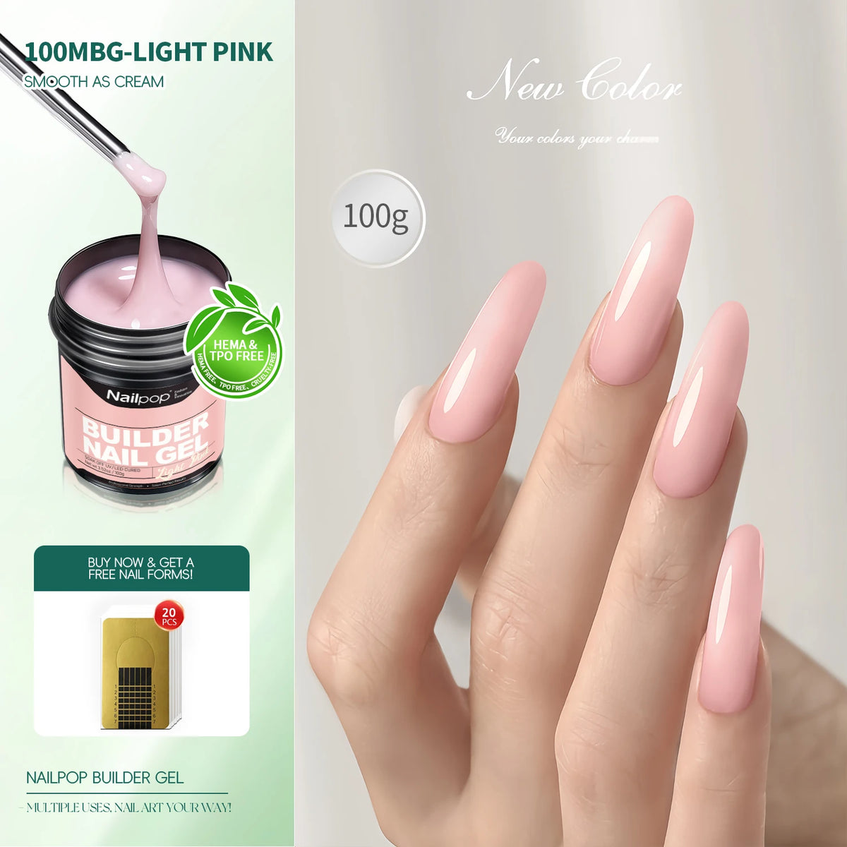 Gelvanta Pro Builder Gel application