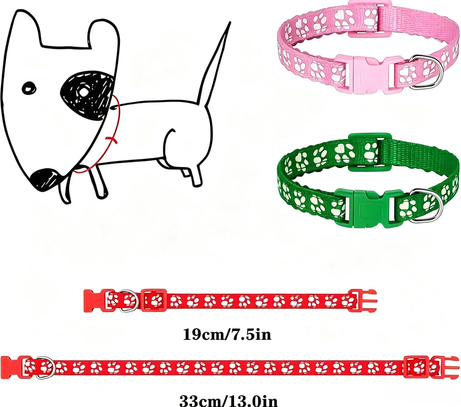Puppy Litter ID Collar Set close-up