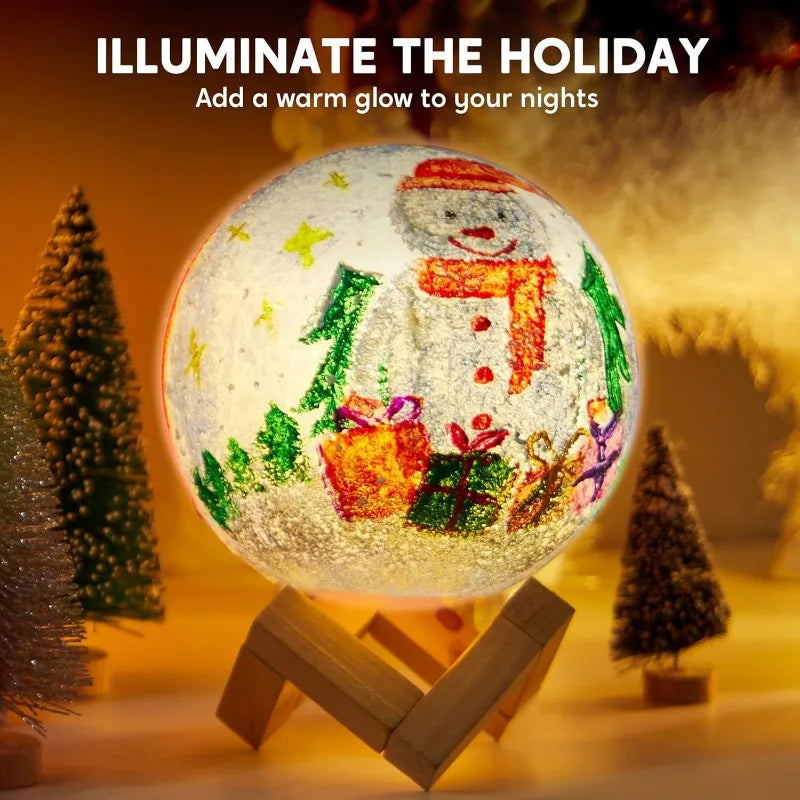 JOYFY DIY Moon Lamp Craft Kit close-up