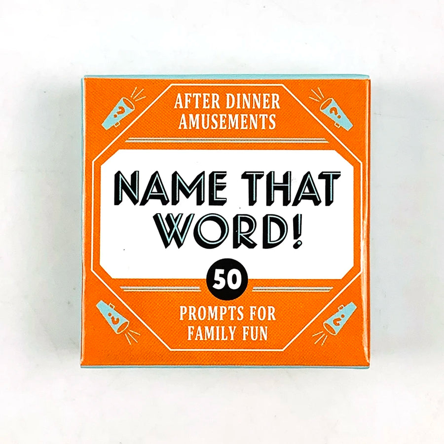 Mini Size Game Cards "  Name That Word !"51 Pcs Cards Game Family Gathering Card Game True Heart Flower Adventure Camping Game