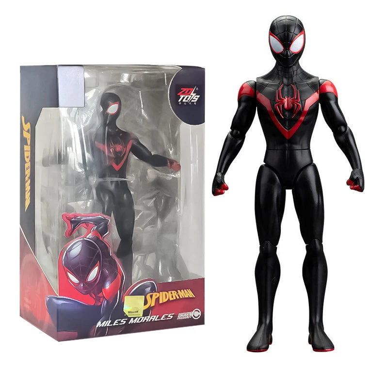 Original Avengers Legends Figure Toy Doll Spider Captain Big Miles Morales Thanos Iron Man Ghost Hulk Thor Falcon Ornament