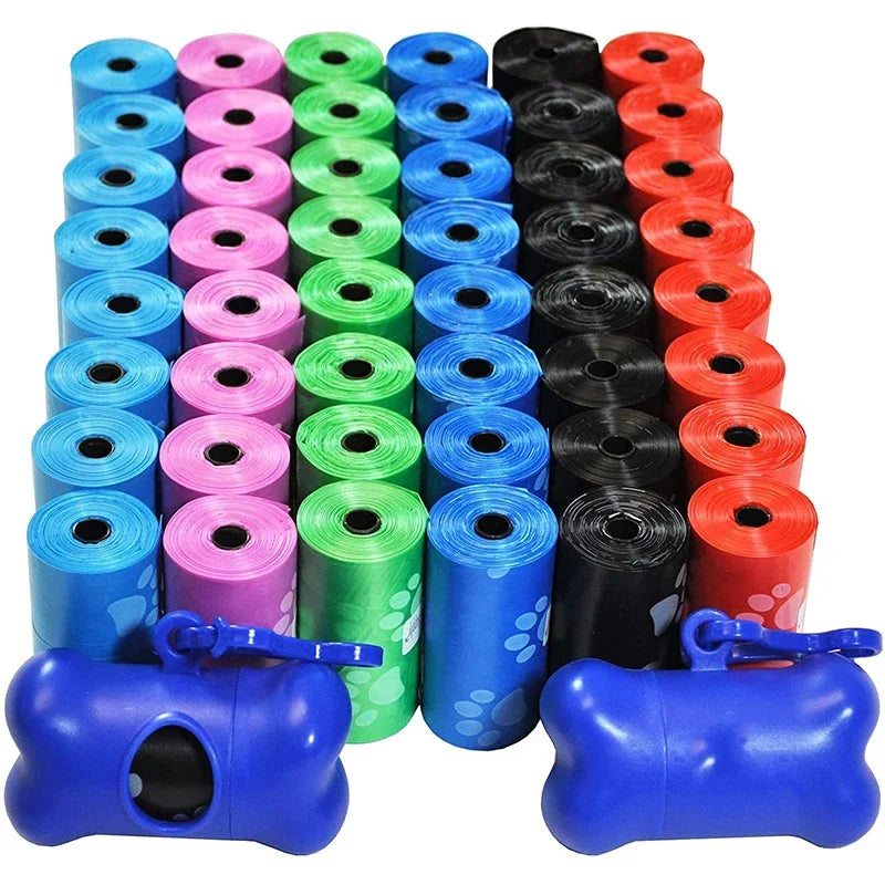 Dog Waste Bags - 5 Roll Pack