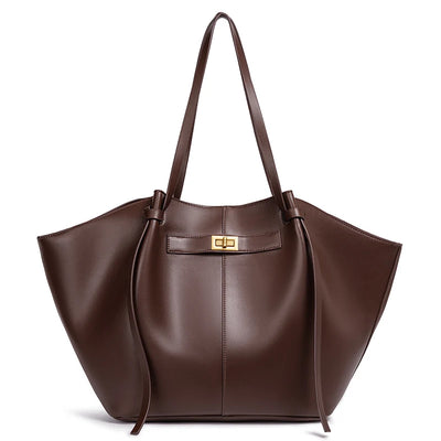 Women's Large Tote Bag - Brown