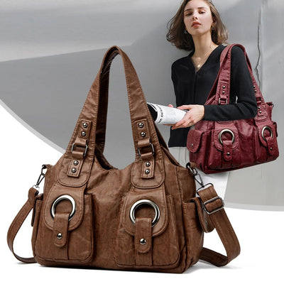 Multi-Layer Pocket Crossbody Bag