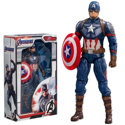 Original Avengers Legends Figure Toy Doll Spider Captain Big Miles Morales Thanos Iron Man Ghost Hulk Thor Falcon Ornament