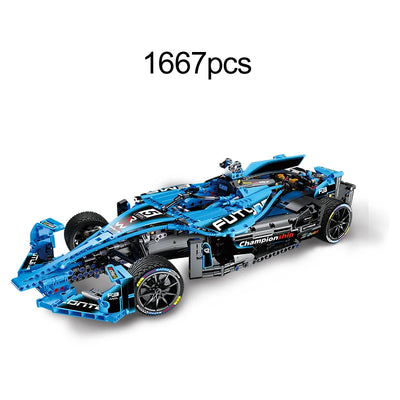 RC Drift Racing Car Building Block Set packaging