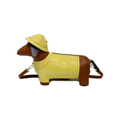 Novelty Dachshund Crossbody Bag
